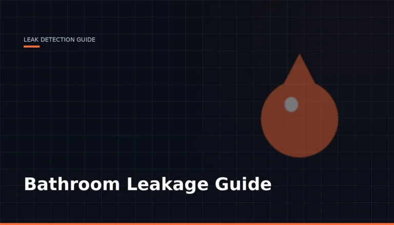 Bathroom Leakage Guide — Leak Finder Dubai