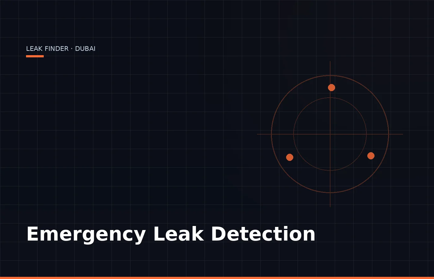 Emergency Water Leak Detection — Leak Finder Dubai