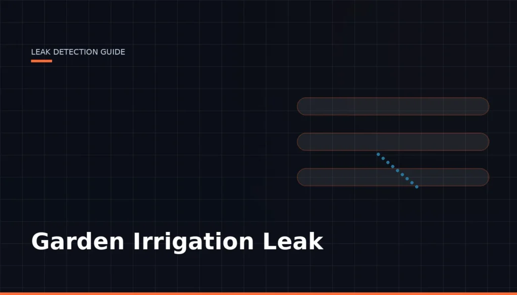 Garden Irrigation Leak — Leak Finder Dubai