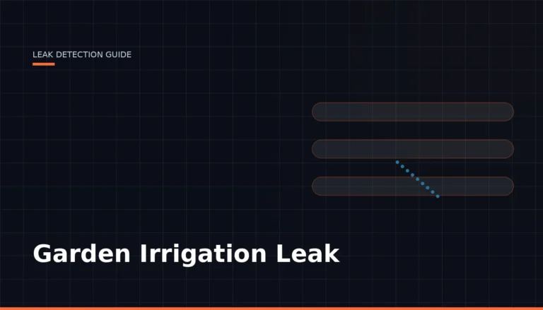 Garden Irrigation Leak — Leak Finder Dubai