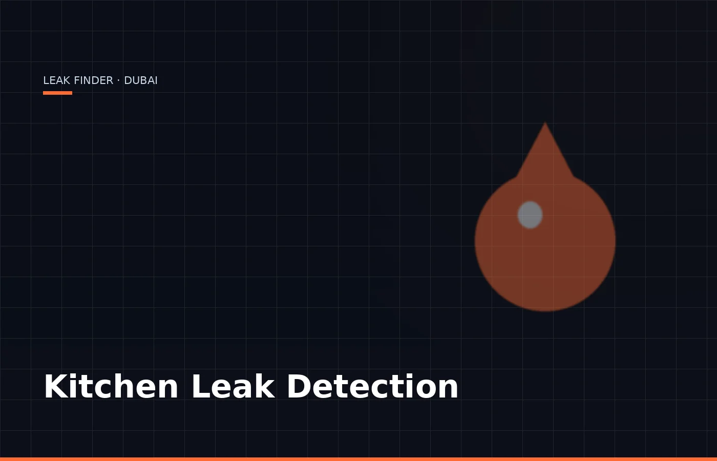 Kitchen Leak Detection — Leak Finder Dubai