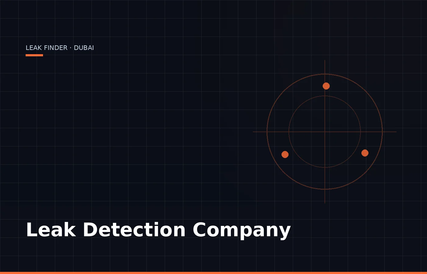 Leak Detection Company Dubai — Leak Finder Dubai