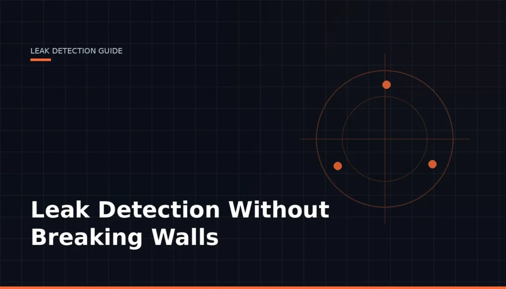 Leak Detection Without Breaking Walls — Leak Finder Dubai