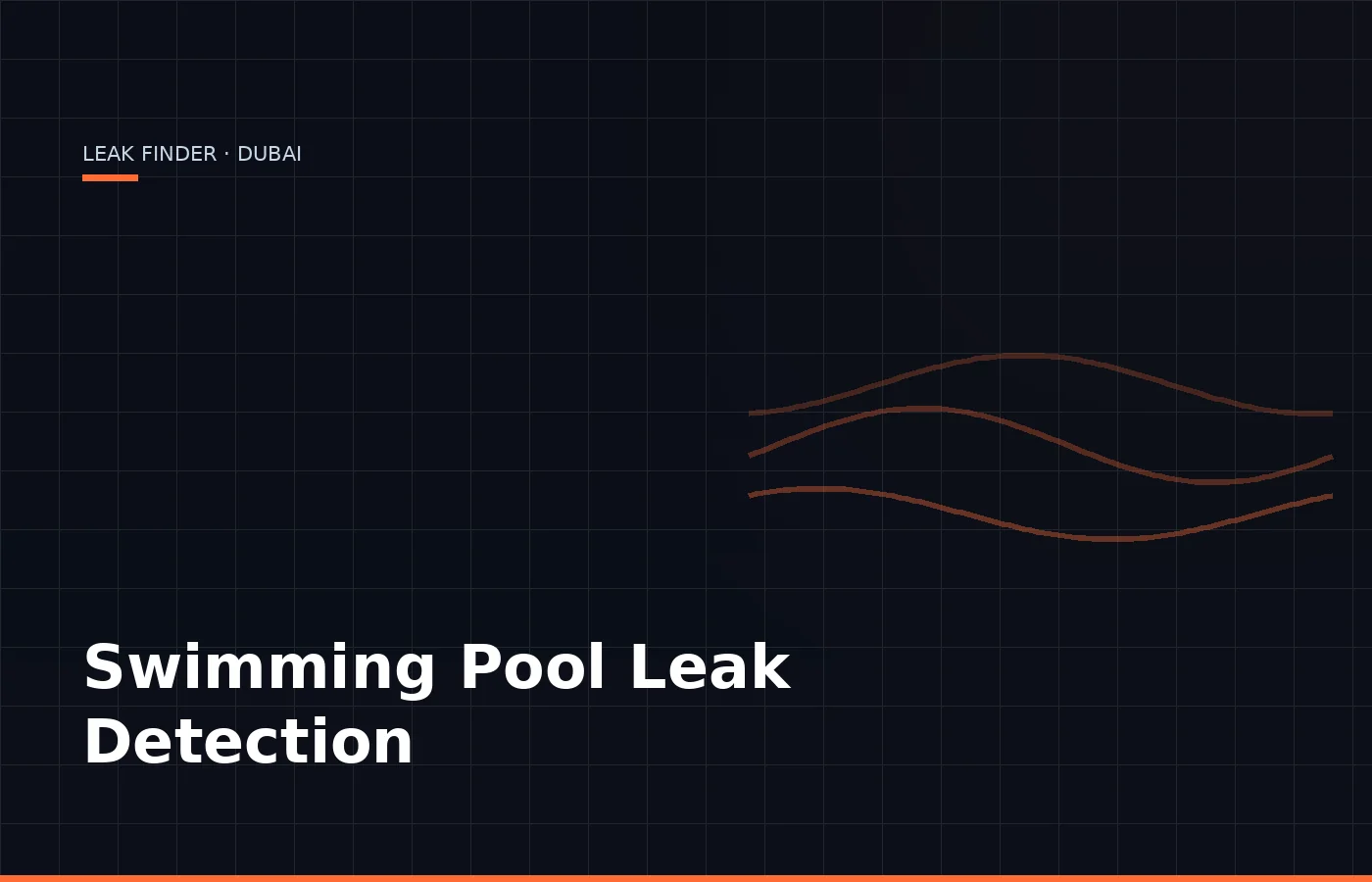 Swimming Pool Leak Detection — Leak Finder Dubai