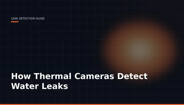 Thermal Cameras Detect Leaks — Leak Finder Dubai