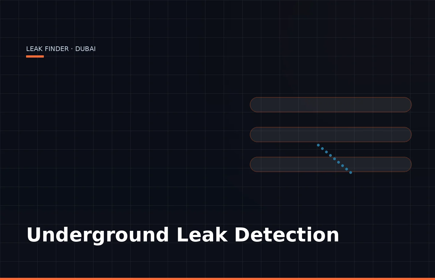 Underground Leak Detection — Leak Finder Dubai