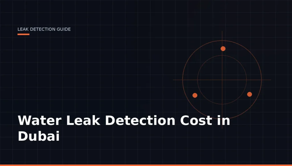 Water Leak Detection Cost Dubai — Leak Finder Dubai