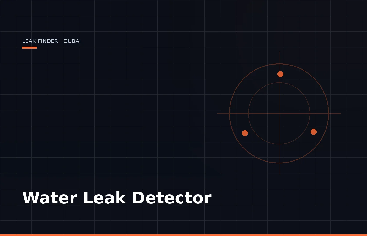 Water Leak Detector — Leak Finder Dubai